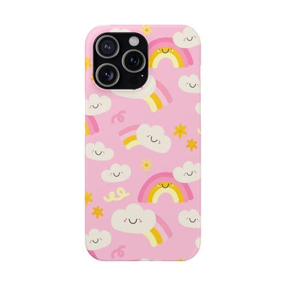 Pink Rainbow Slim Cases - FC-117