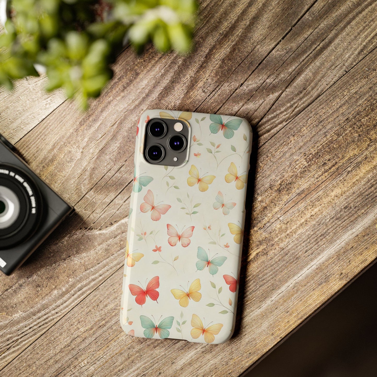 Cute Butterflies  Slim Phone Case - FC-108