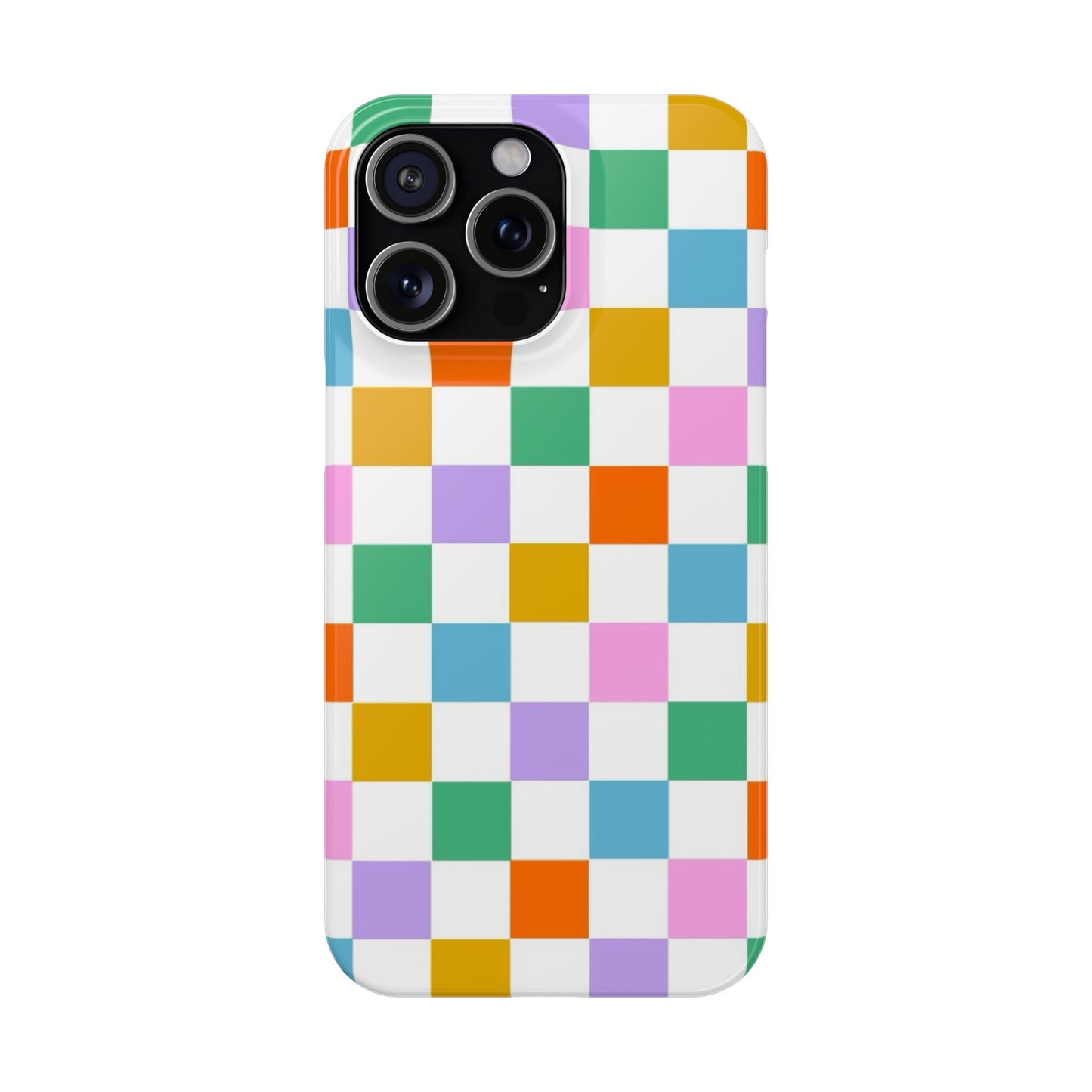 Colorful Checkerboard Slim Cases - FC-115