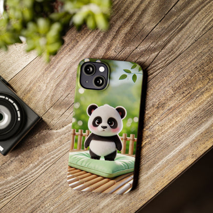 Panda  Slim Phone Case - FC-107