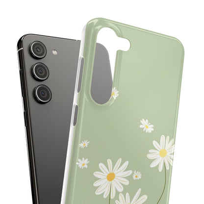 Daisy pastel green Slim Cases - FC-119