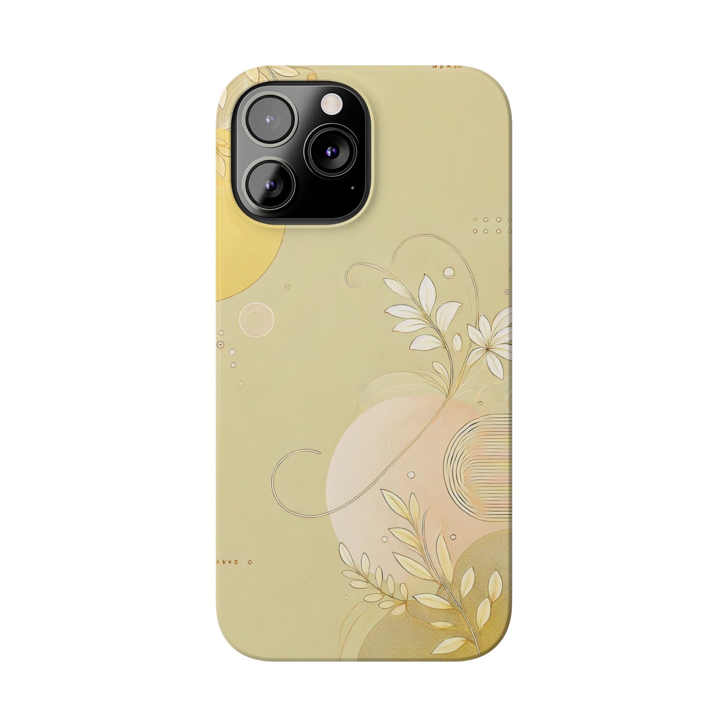 Yellow Asthetic  Slim Phone Case - FC-104