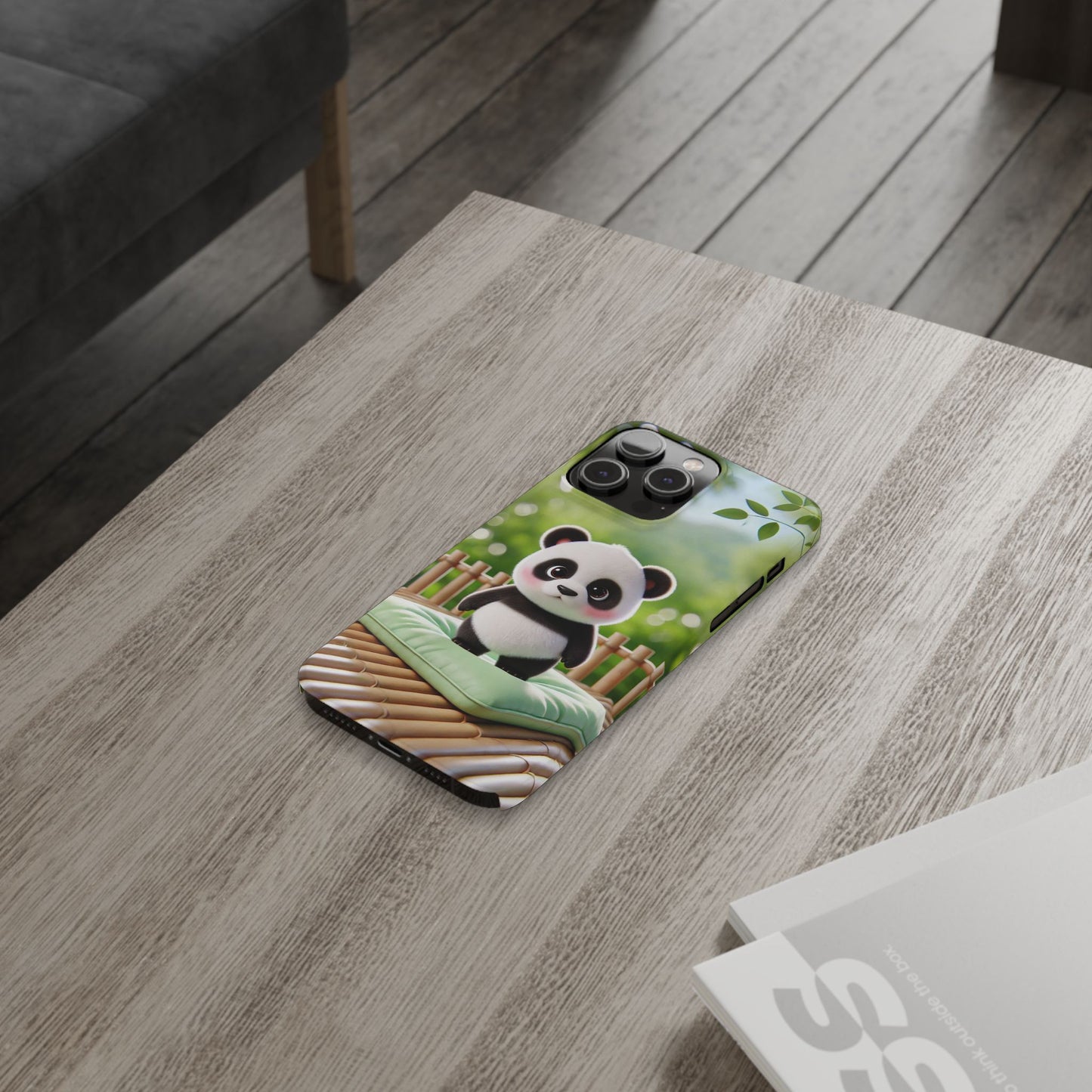 Panda  Slim Phone Case - FC-107