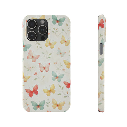 Cute Butterflies  Slim Phone Case - FC-108