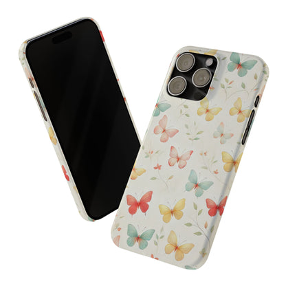 Cute Butterflies  Slim Phone Case - FC-108