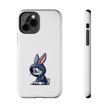 Cute Bunny White Tough Phone Cases