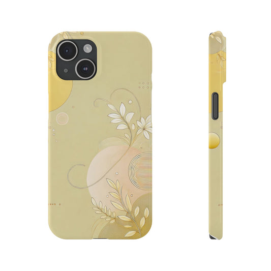 Yellow Asthetic  Slim Phone Case - FC-104