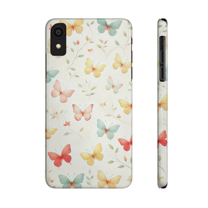 Cute Butterflies  Slim Phone Case - FC-108