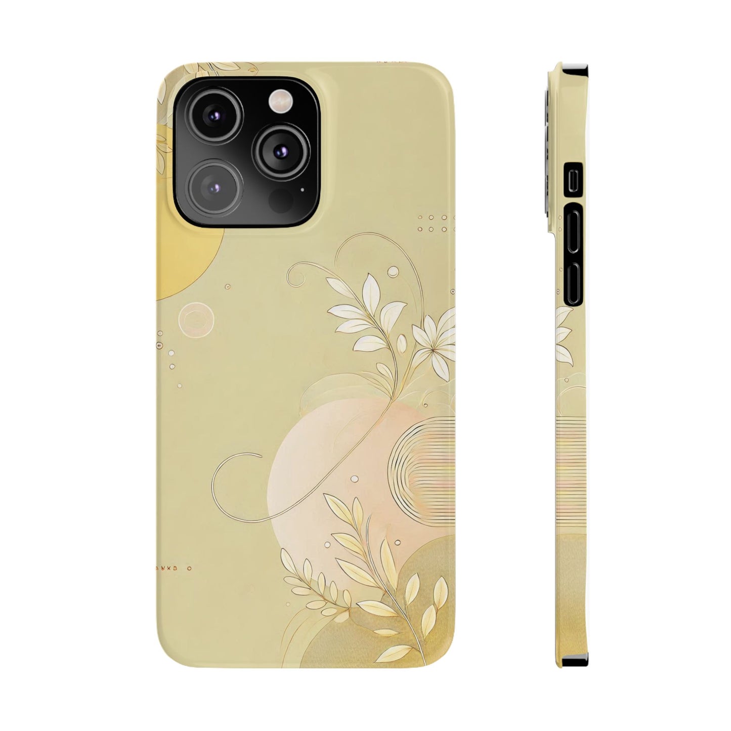 Yellow Asthetic  Slim Phone Case - FC-104