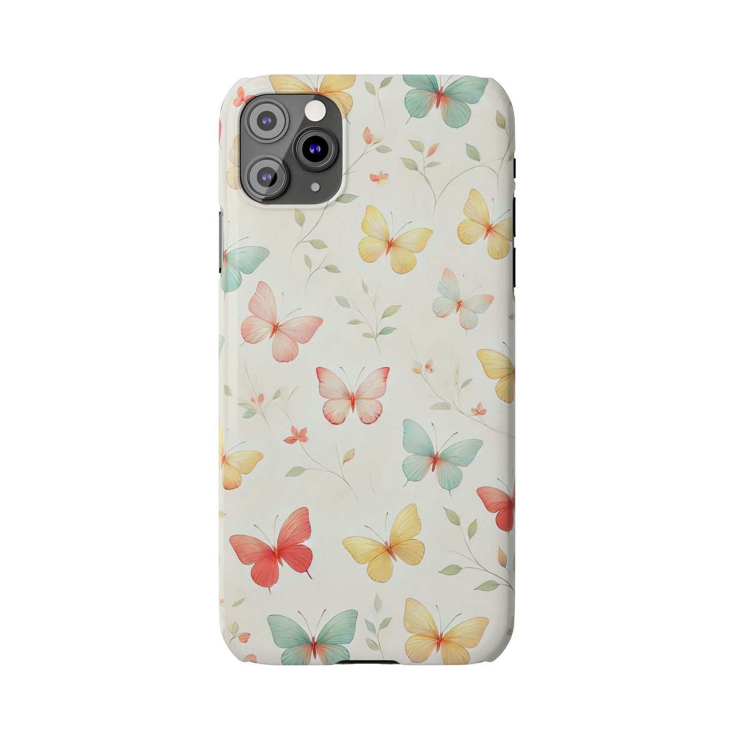 Cute Butterflies  Slim Phone Case - FC-108