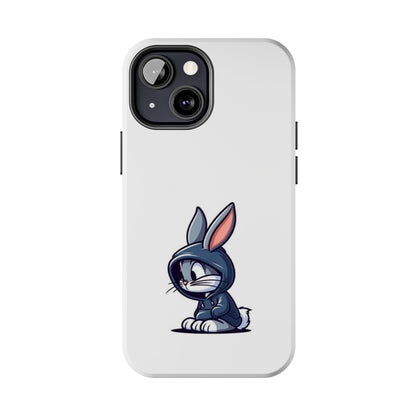 Cute Bunny White Tough Phone Cases