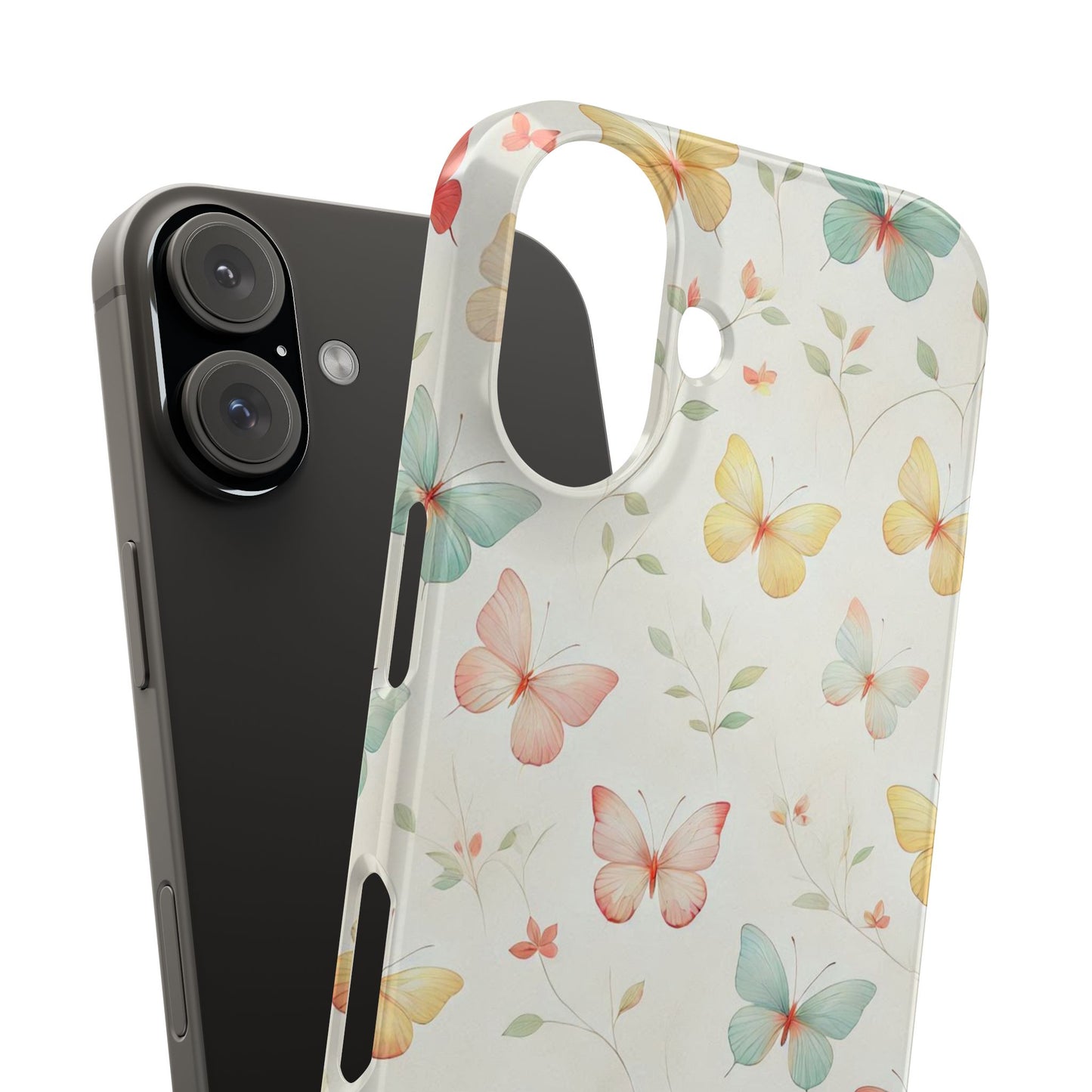 Cute Butterflies  Slim Phone Case - FC-108