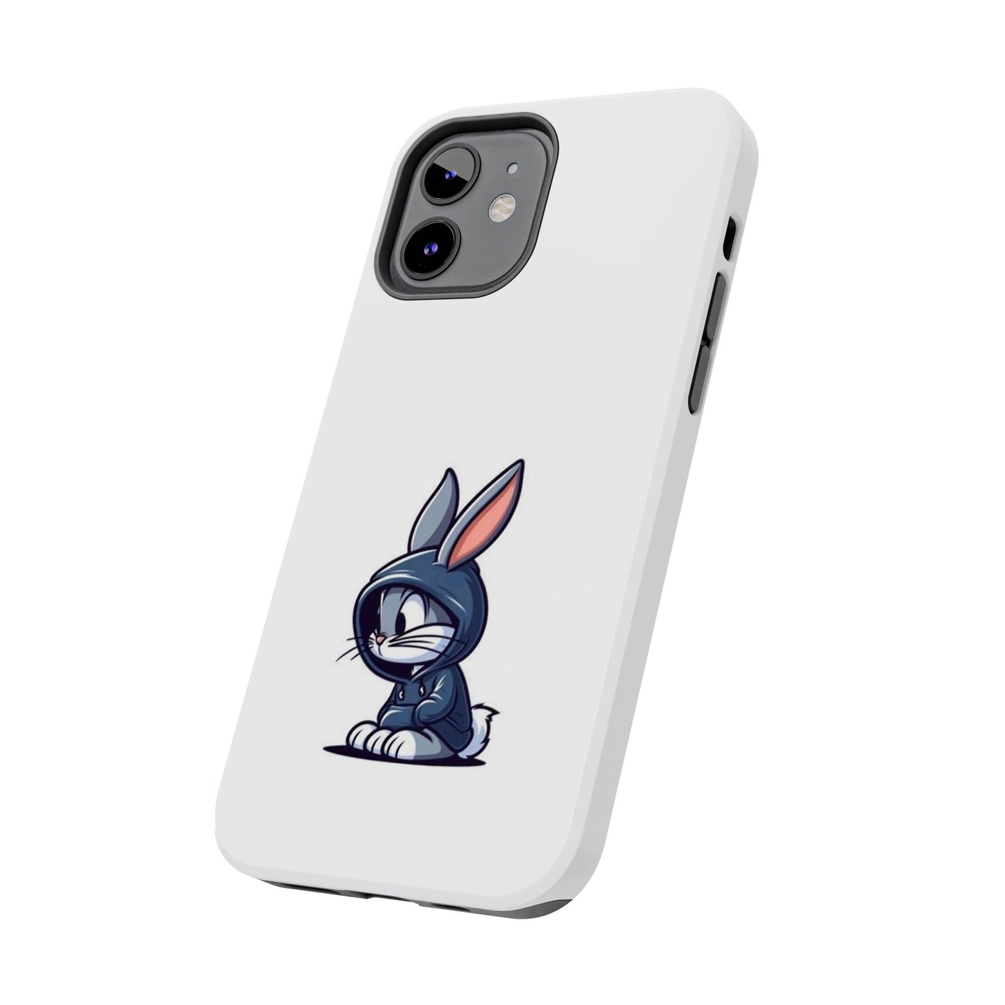 Cute Bunny White Tough Phone Cases