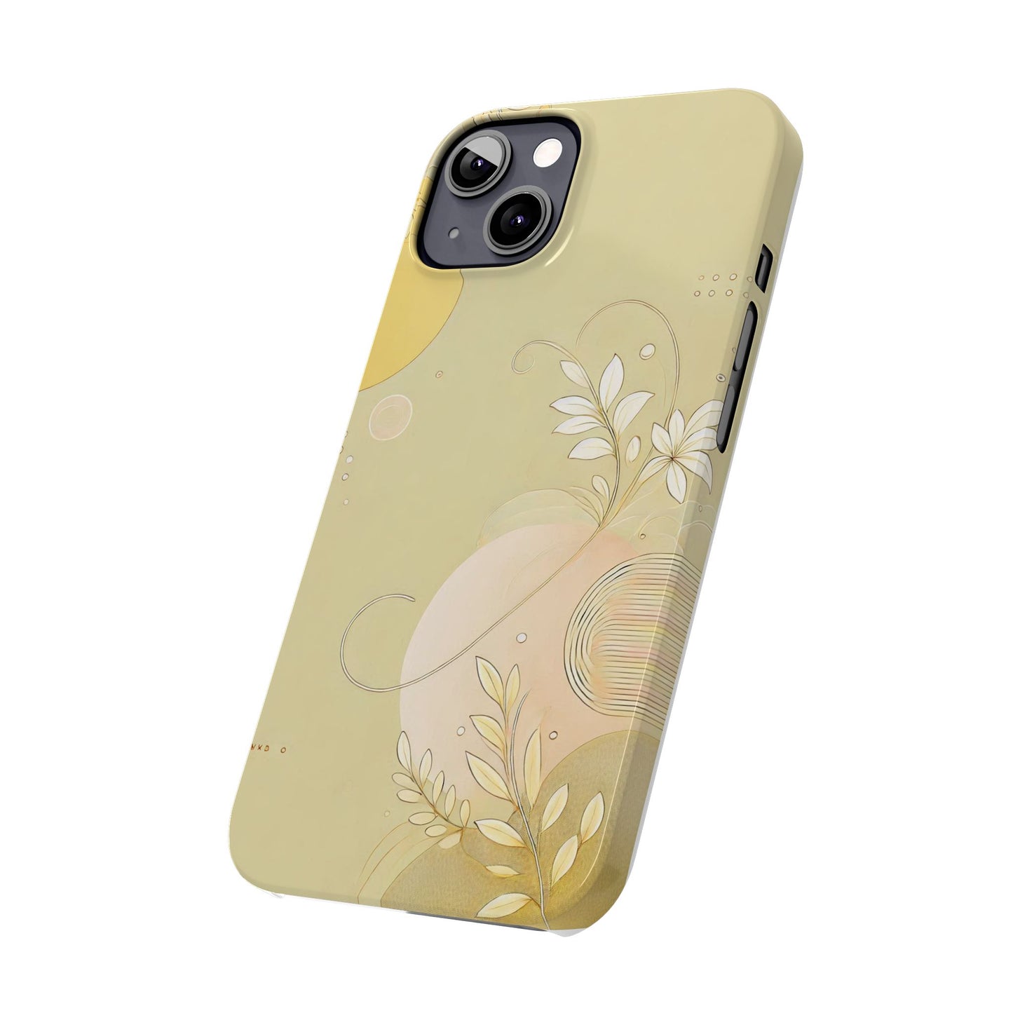 Yellow Asthetic  Slim Phone Case - FC-104