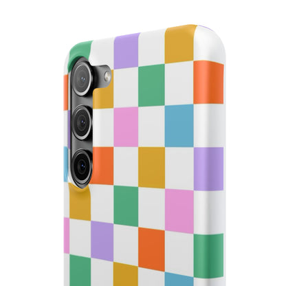 Colorful Checkerboard Slim Cases - FC-115