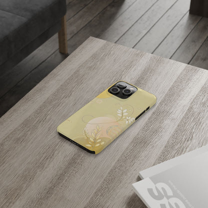 Yellow Asthetic  Slim Phone Case - FC-104