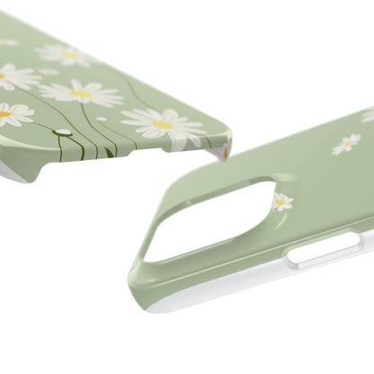 Daisy pastel green Slim Cases - FC-119