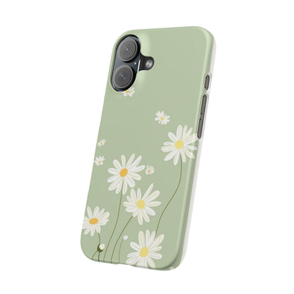 Daisy pastel green Slim Cases - FC-119