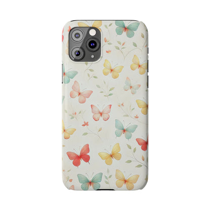 Cute Butterflies  Slim Phone Case - FC-108