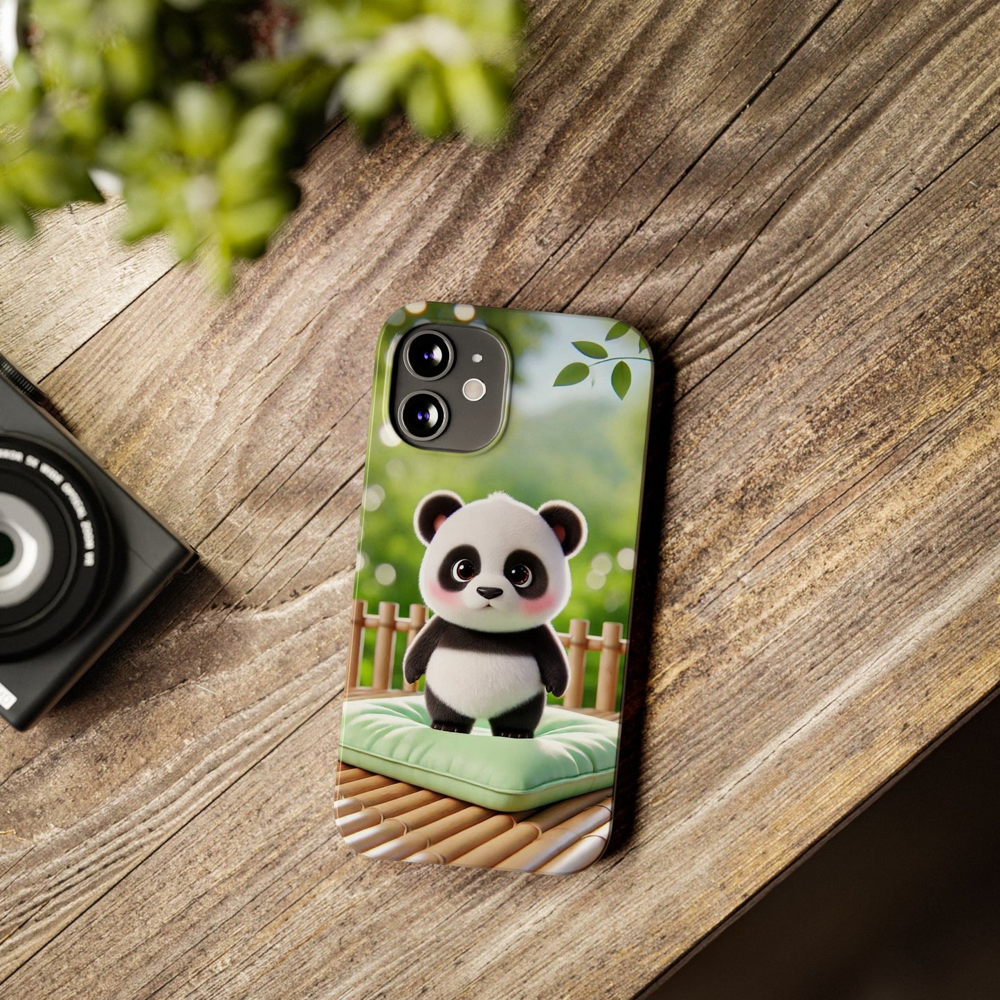 Panda  Slim Phone Case - FC-107