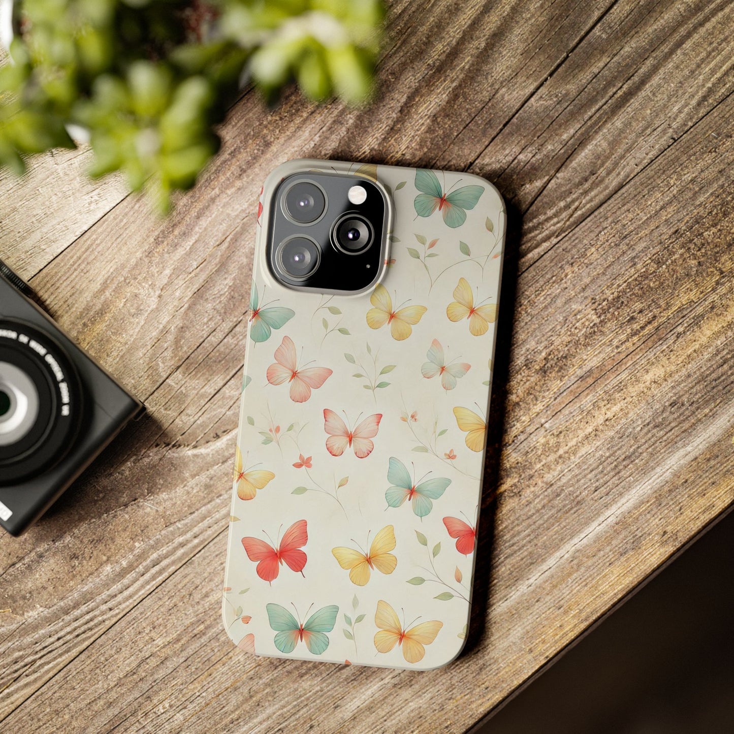 Cute Butterflies  Slim Phone Case - FC-108