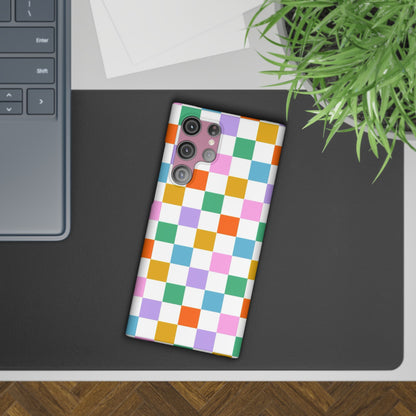 Colorful Checkerboard Slim Cases - FC-115