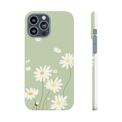 Daisy pastel green Slim Cases - FC-119