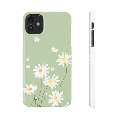 Daisy pastel green Slim Cases - FC-119