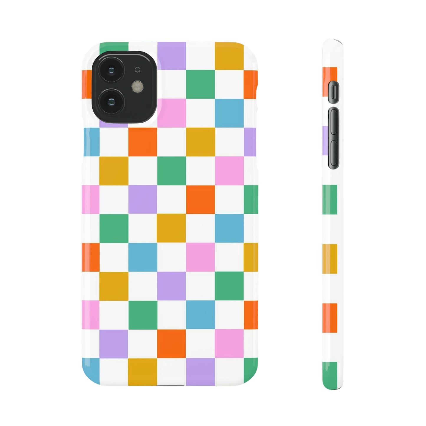 Colorful Checkerboard Slim Cases - FC-115