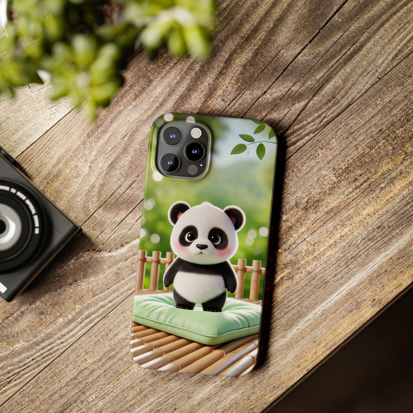 Panda  Slim Phone Case - FC-107