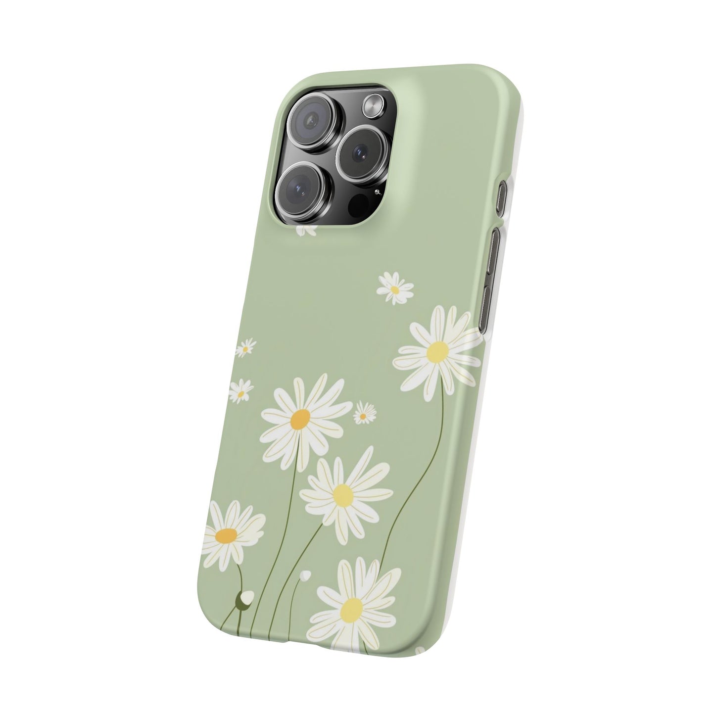 Daisy pastel green Slim Cases - FC-119