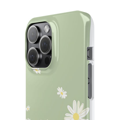 Daisy pastel green Slim Cases - FC-119