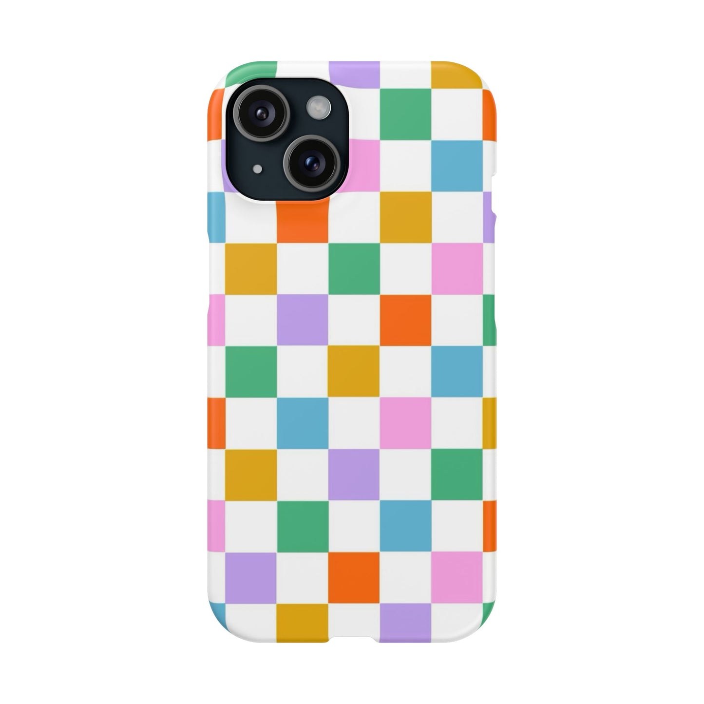 Colorful Checkerboard Slim Cases - FC-115