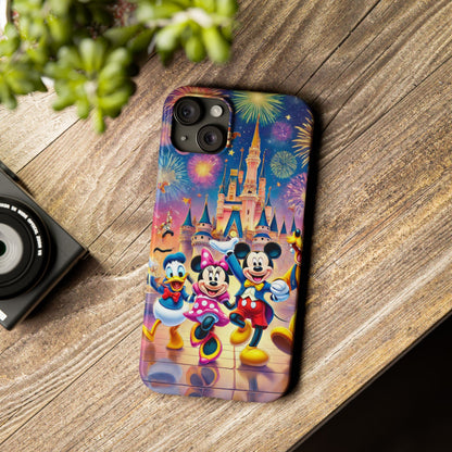 Disney Mickey Minnie and Donald Slim Phone Case - FC-105