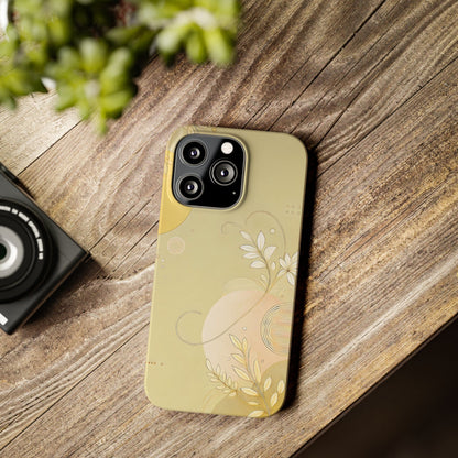 Yellow Asthetic  Slim Phone Case - FC-104