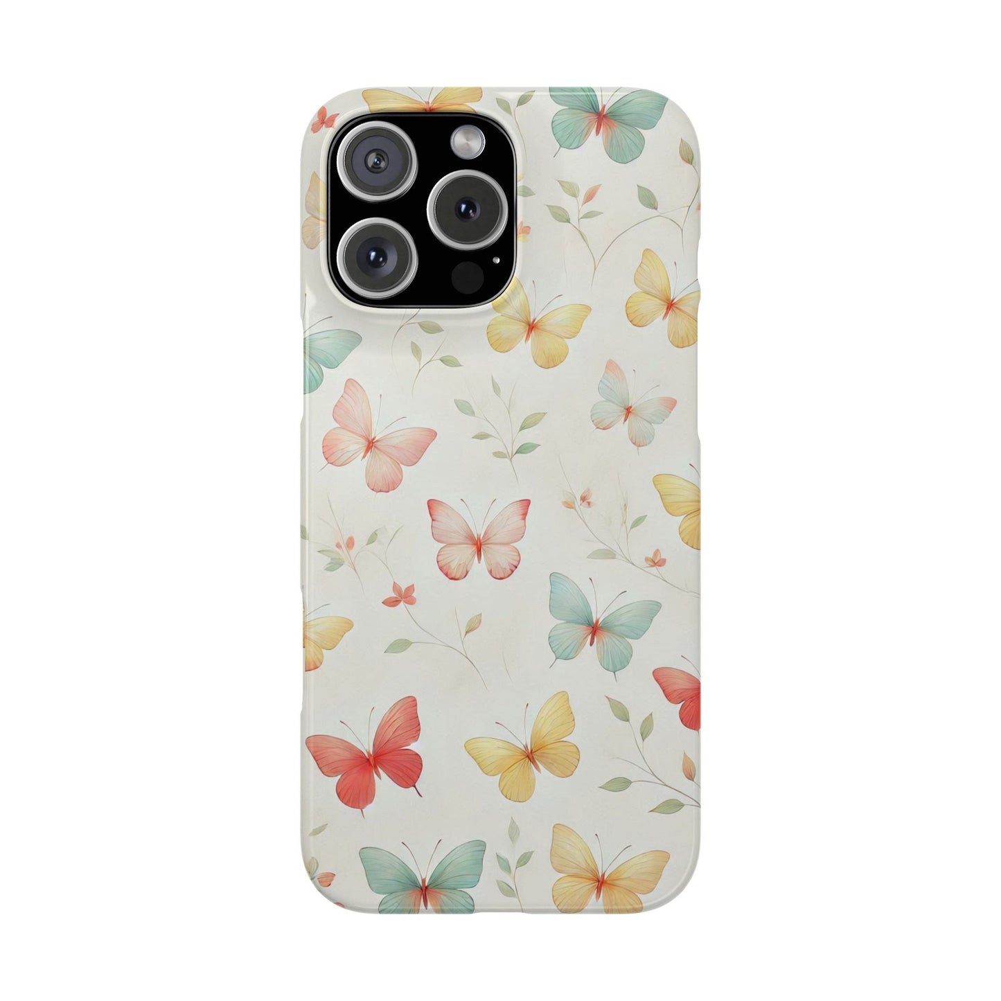 Cute Butterflies  Slim Phone Case - FC-108