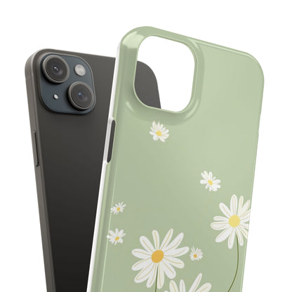 Daisy pastel green Slim Cases - FC-119