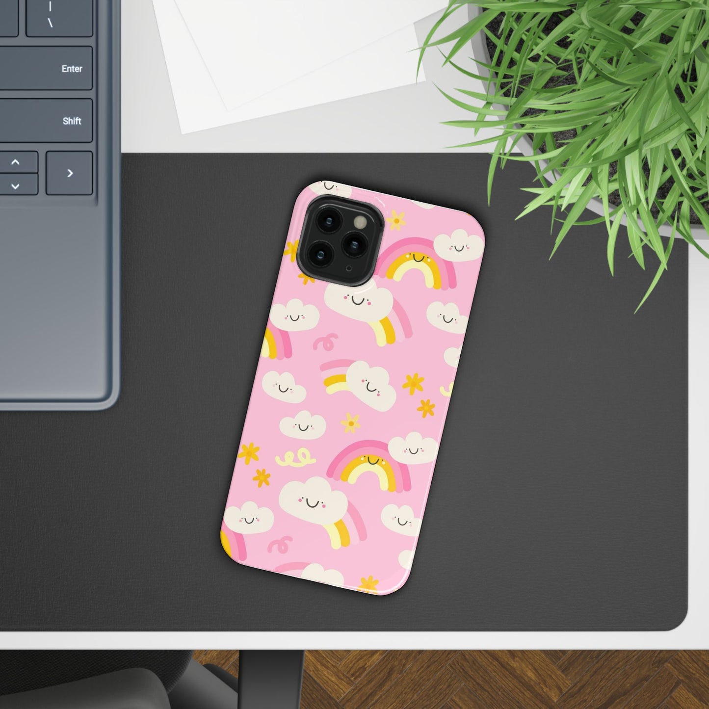 Pink Rainbow Slim Cases - FC-117