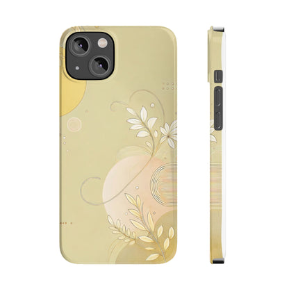 Yellow Asthetic  Slim Phone Case - FC-104