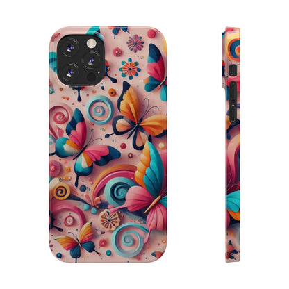 Butterfly Theme Slim Phone Cases