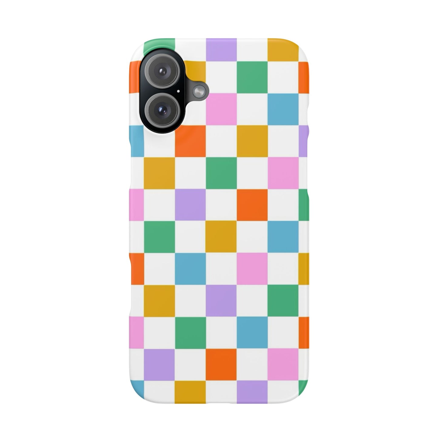 Colorful Checkerboard Slim Cases - FC-115