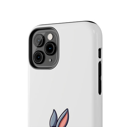 Cute Bunny White Tough Phone Cases