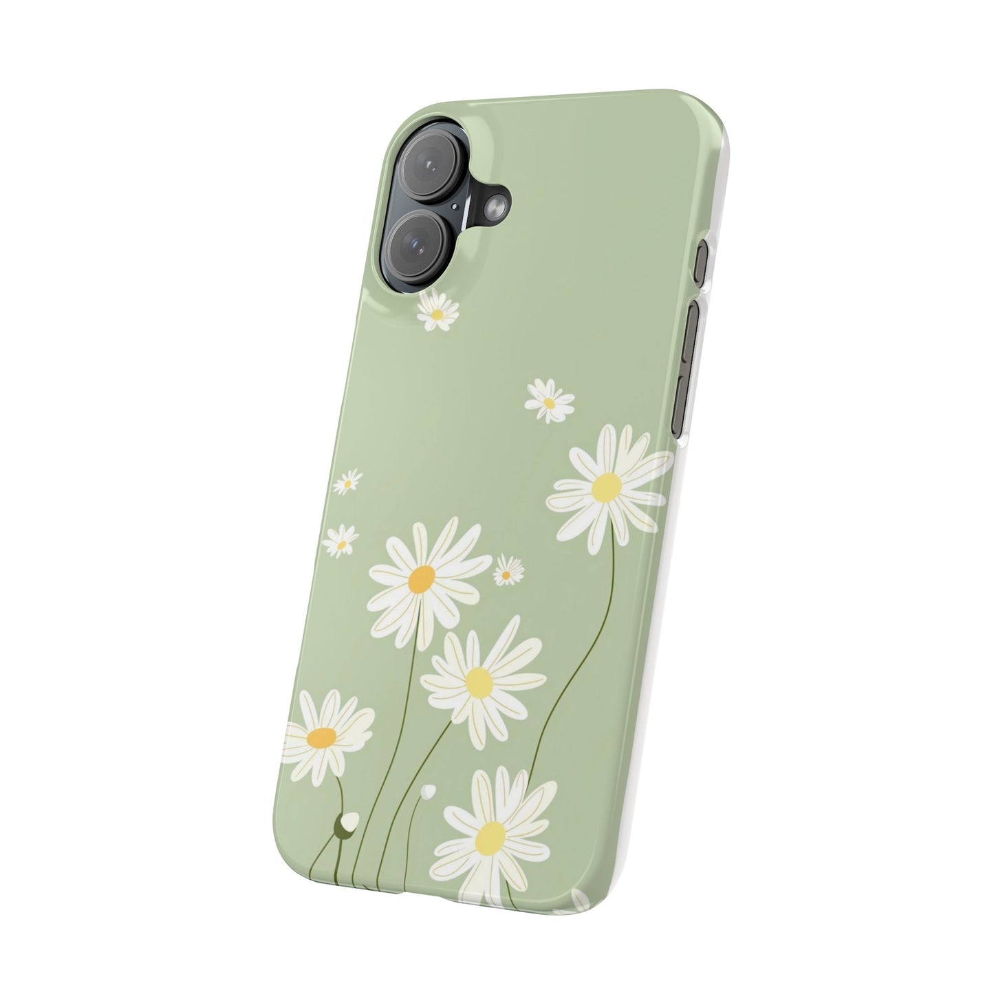 Daisy pastel green Slim Cases - FC-119