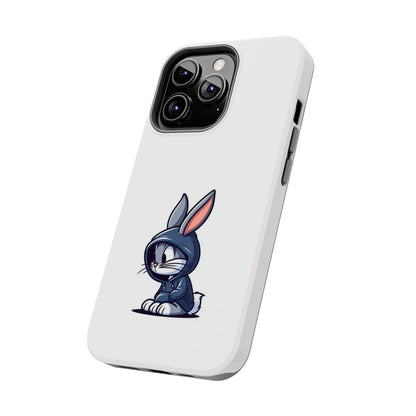 Cute Bunny White Tough Phone Cases