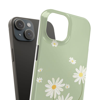 Daisy pastel green Slim Cases - FC-119