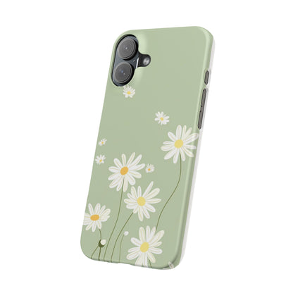 Daisy pastel green Slim Cases - FC-119