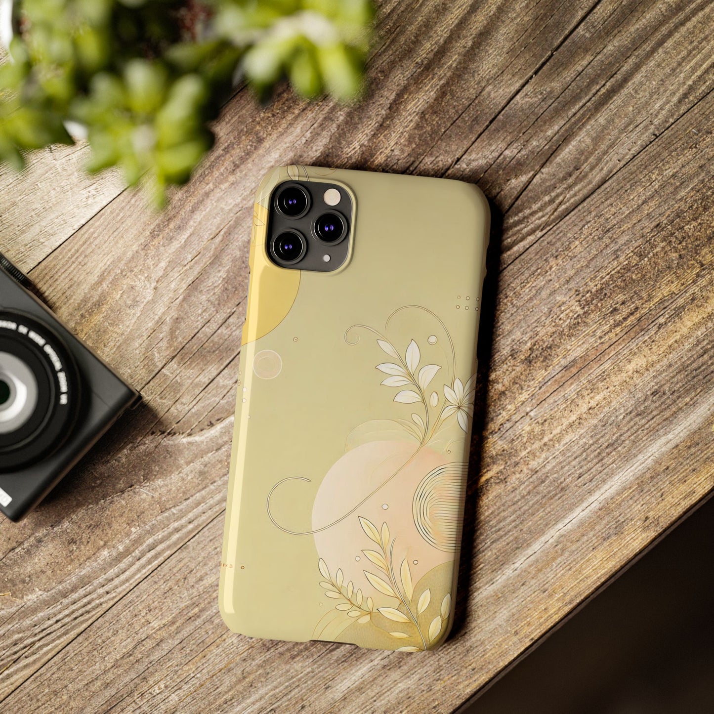 Yellow Asthetic  Slim Phone Case - FC-104