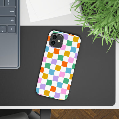 Colorful Checkerboard Slim Cases - FC-115