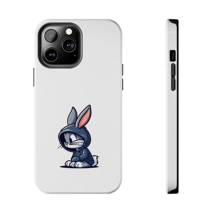 Cute Bunny White Tough Phone Cases