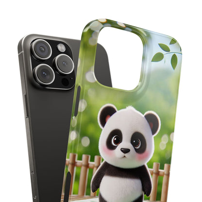 Panda  Slim Phone Case - FC-107